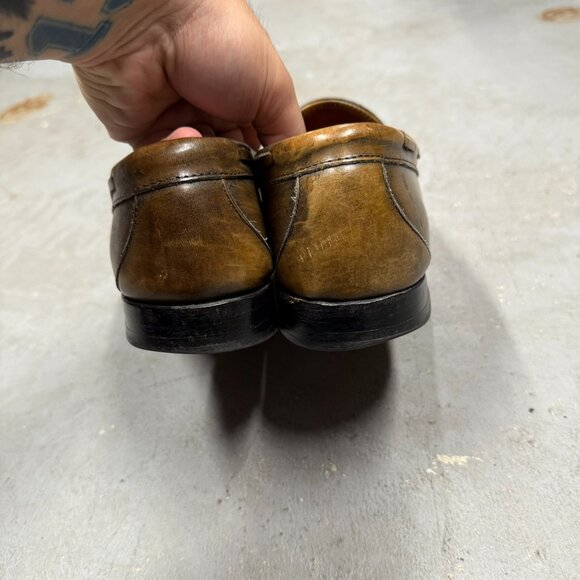 Allen Edmonds Lowry Hill Mens Shoes Size 10.5 USA Brown Kiltie Tassel Loafers - Picture 6 of 7